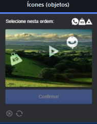 Captcha de ícones por objetos resolvido pelo SSBot